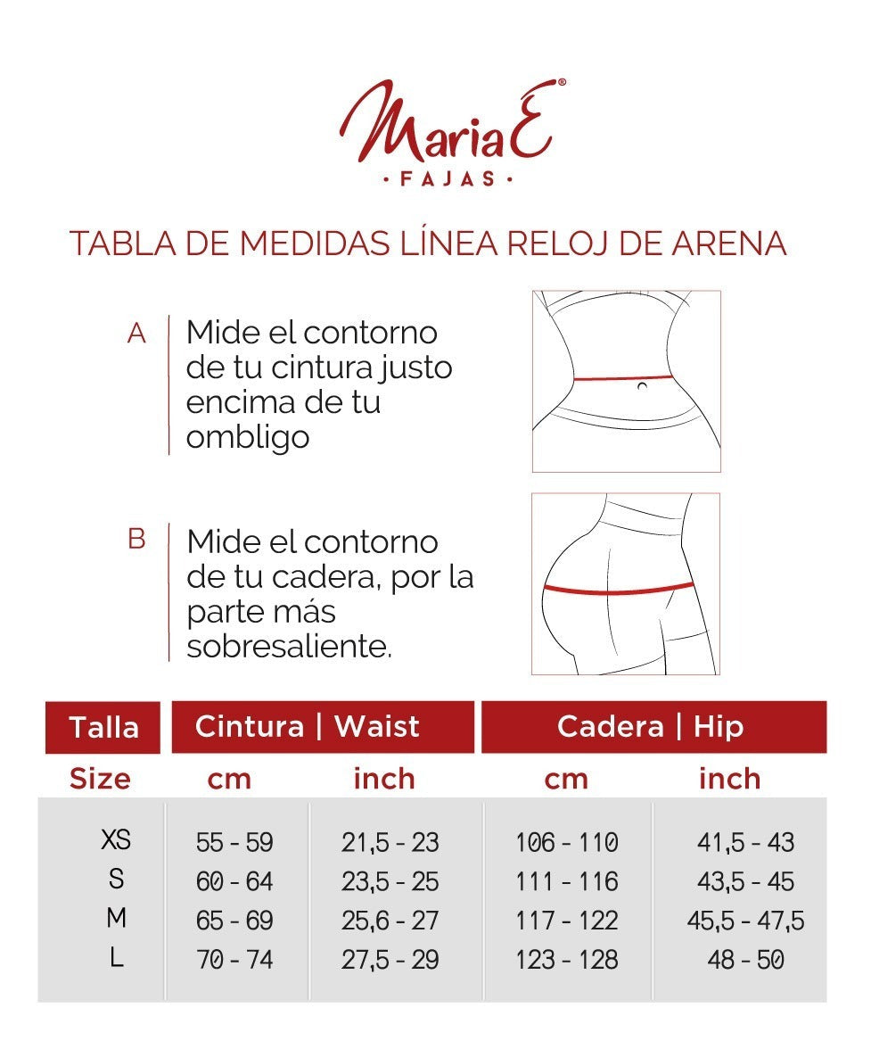 Faja Reloj de Arena con Brasier | Ref. RA001